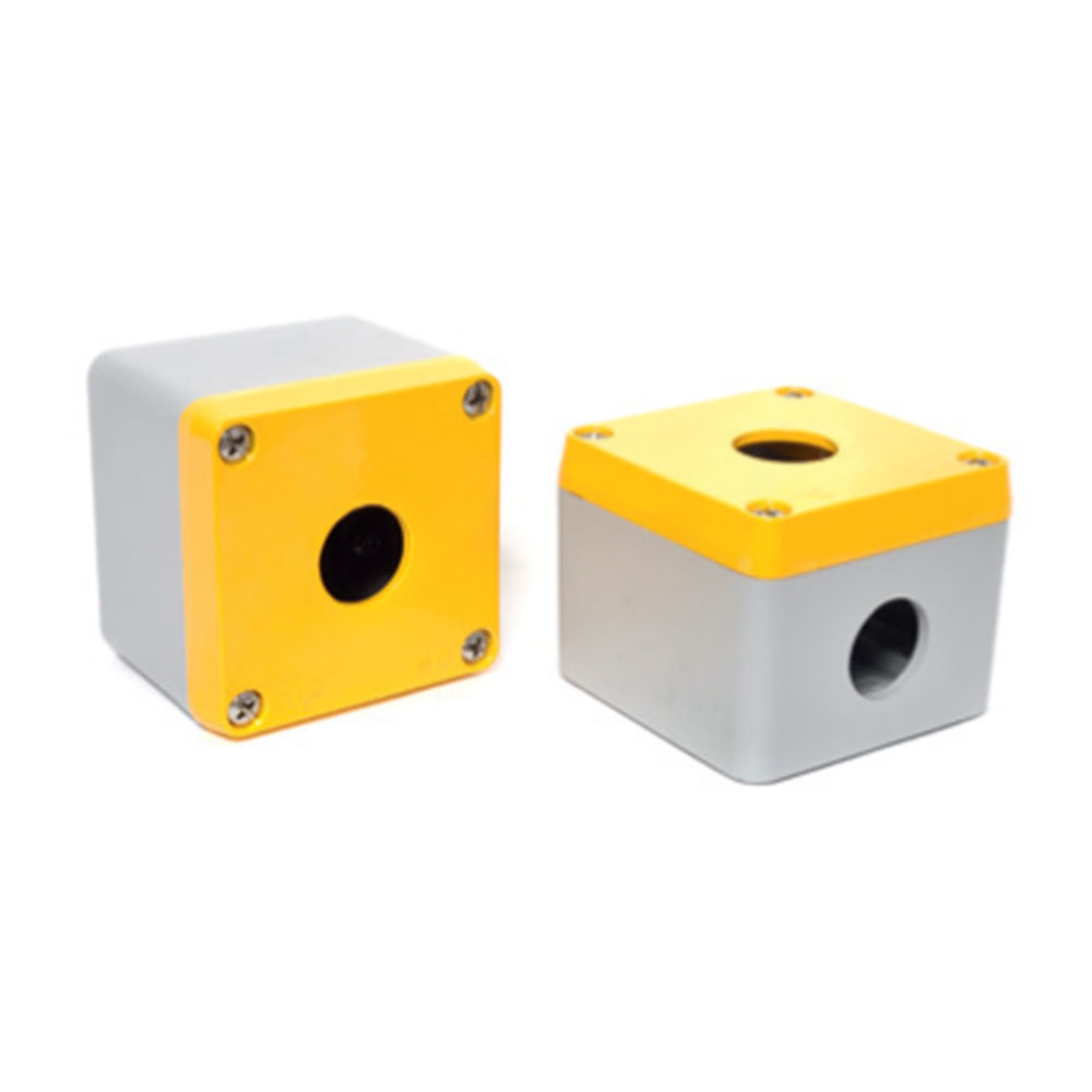 Vandalismussicheres Aluminium-Tastergehäuse 1-fach, Ø 22,5 mm