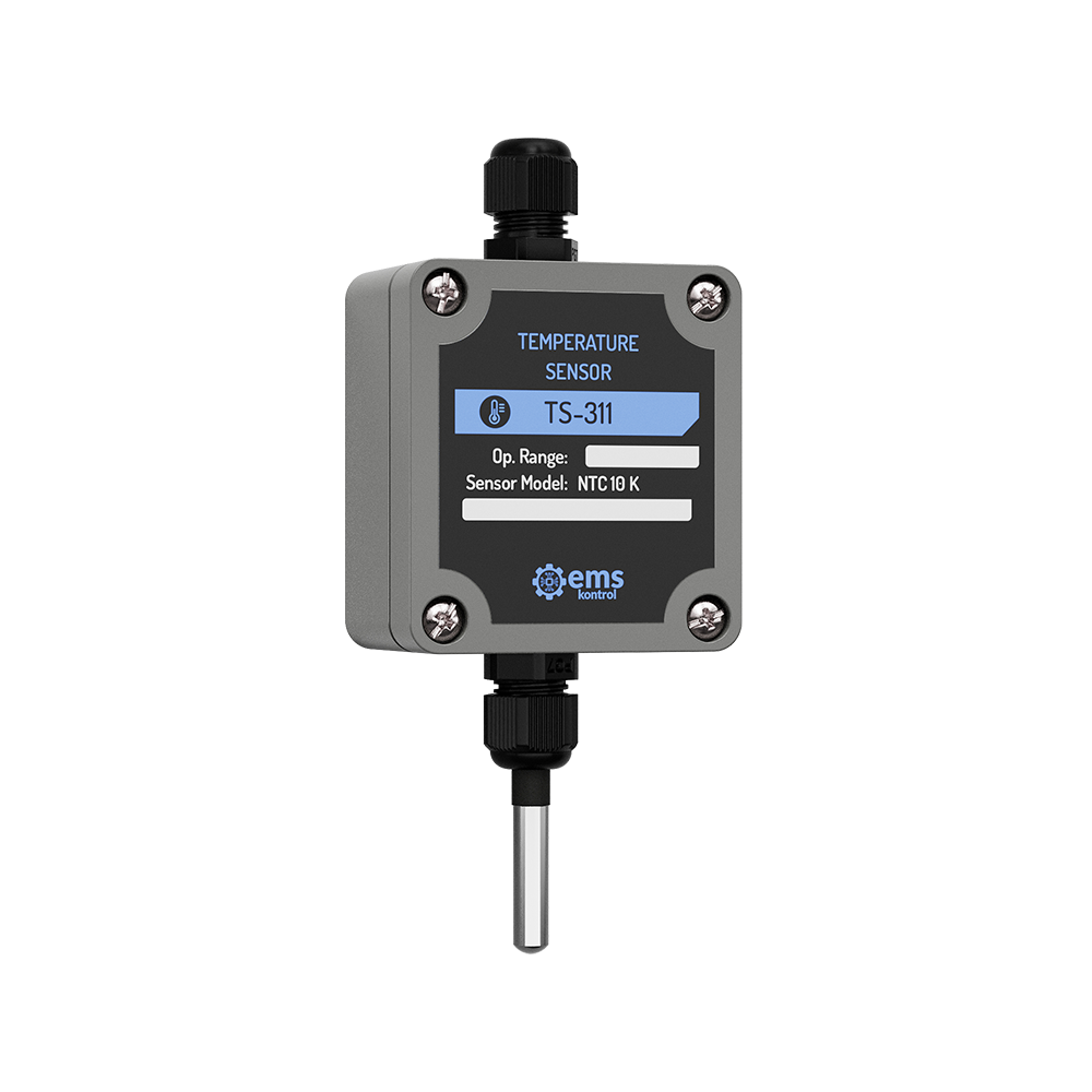 EMS Kontrol TS-3XX Temperatursensor – Beispielabbildung TS-311 mit NTC 10 kΩ