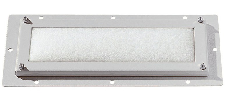 AFV Ventilationsflansch mit Filtermatte, 510 x 96 mm, Größe 4