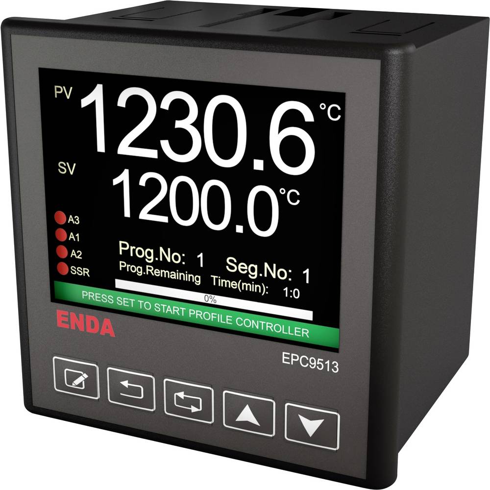 Enda Controller ENDA EPC9513-230 PID Universalregler, Relais 2 A, SSR. B, E, J, K, L, N ...