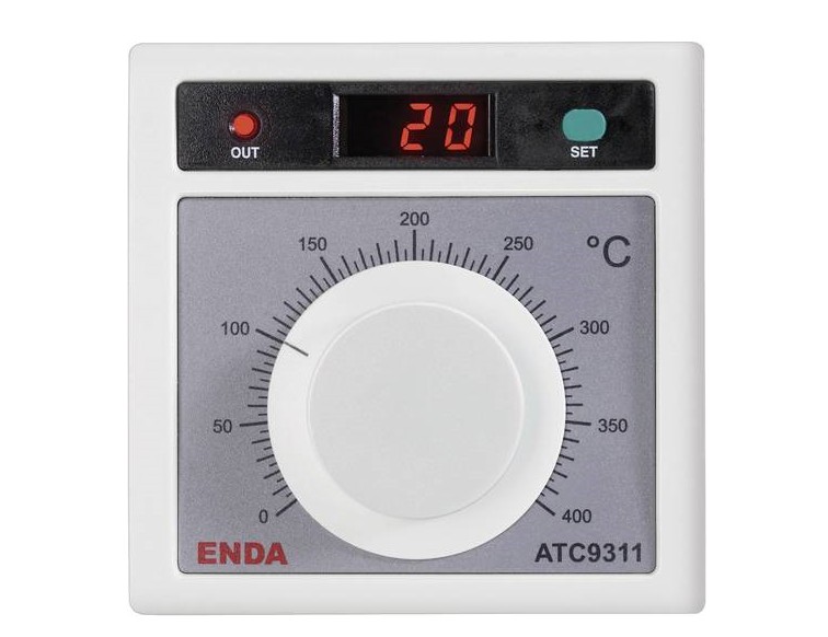 ENDA ATC9311-400 Analog-Digital Temperaturregler "J". Bereich 0-400°C, (LxBxH) 50x96x96mm