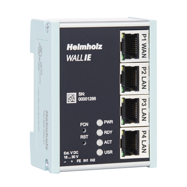 HELMHOLZ WALL IE Standard Industrial NAT Gateway Firewall 700-860-WAL01