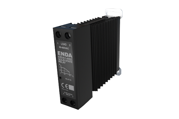 ERDA1 SSR 25 A Halbleiterrelais-1PH, mit Kühlkörper, Lastspannung 24 - 280V AC